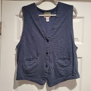 Forenza Navy Blue Cotton Vest